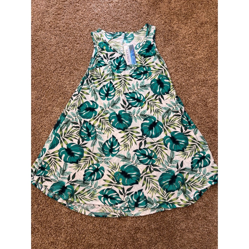 BRAND NEW Old Navy Green Leaf A-Line Skirt